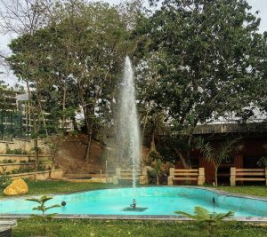 Water fountain at Central Park abuja